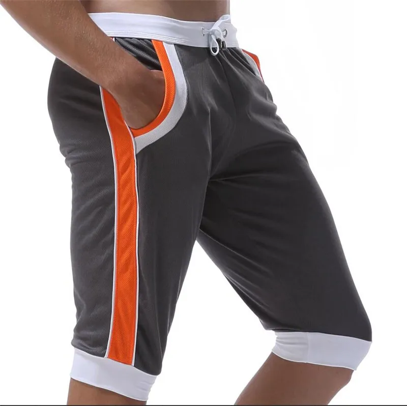 Новый летний отдых спортивные шорты мужские брюки эластичные Брендовые мужские шорты тренажерные залы Мужская мода быстросохнущие