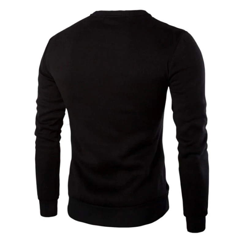 DIMUSI Leather Patchwork Hoodies Men Zipper Decoration Long Sleeve Sweatshirt Tops Men's Leisure Ho