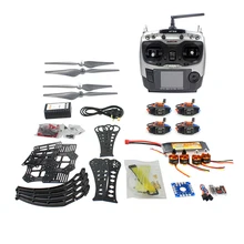 DIY Kit Quadro QQ Super Radiolink RC Drone Quadrocopter RTF X4M360L AT9S Controlador Remoto com motor Brushless ESC
