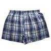 High Quality Brand 4-Pack Men's Boxer Shorts Woven Cotton 100% Classic Plaid Combed Male Underpant Loose Breathable Oversize ► Photo 2/6