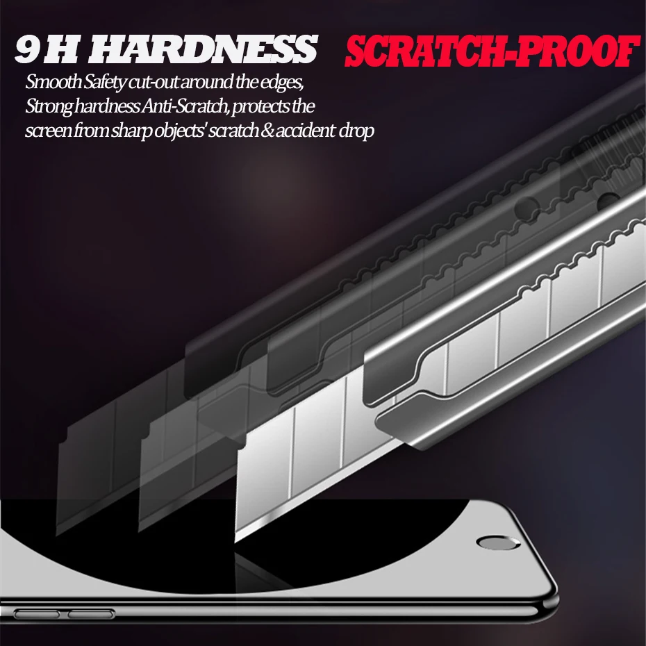10D закаленное стекло для iPhone 7 X защита экрана полное покрытие Защитная пленка 6 6s 7s