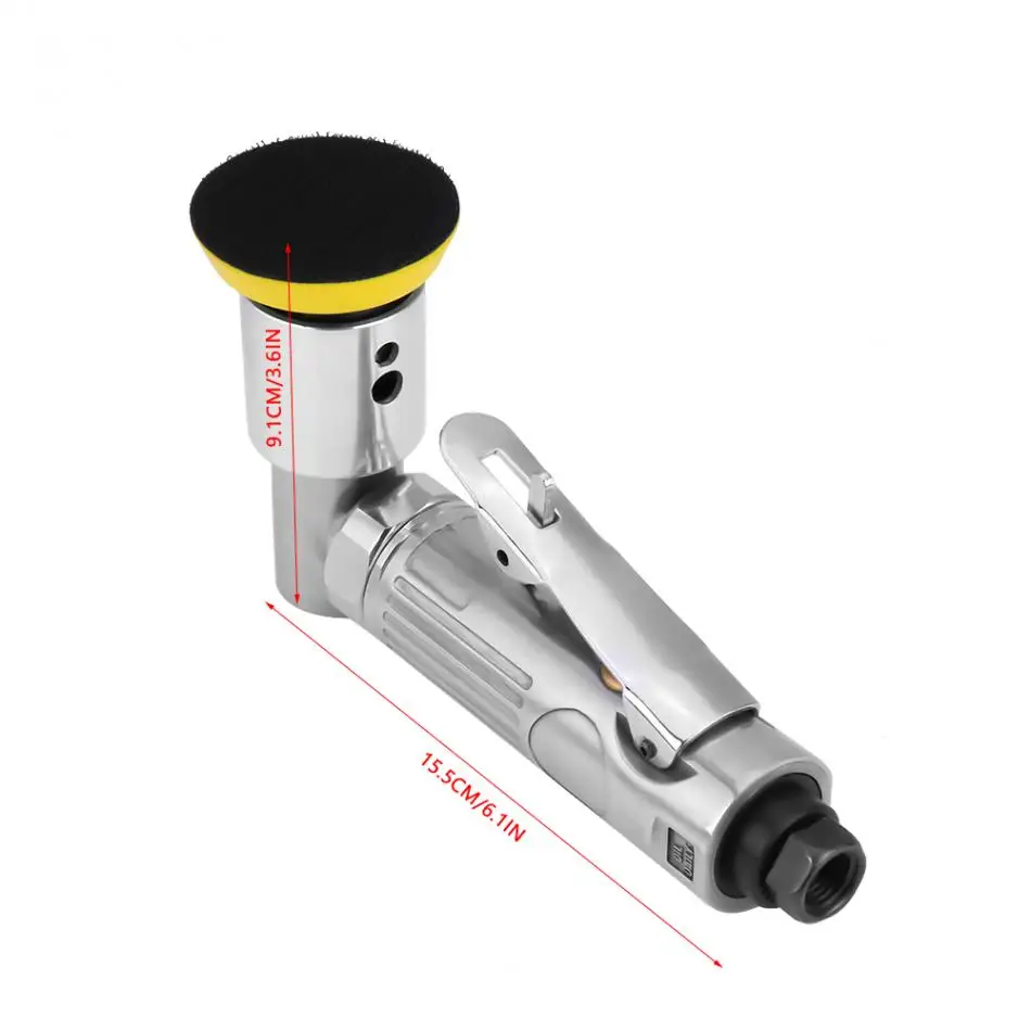 1/" 90 градусов воздушный полировщик орбитальный шлифовальный станок Эксцентриковая полировальная машина пневматический шлифовальный инструмент