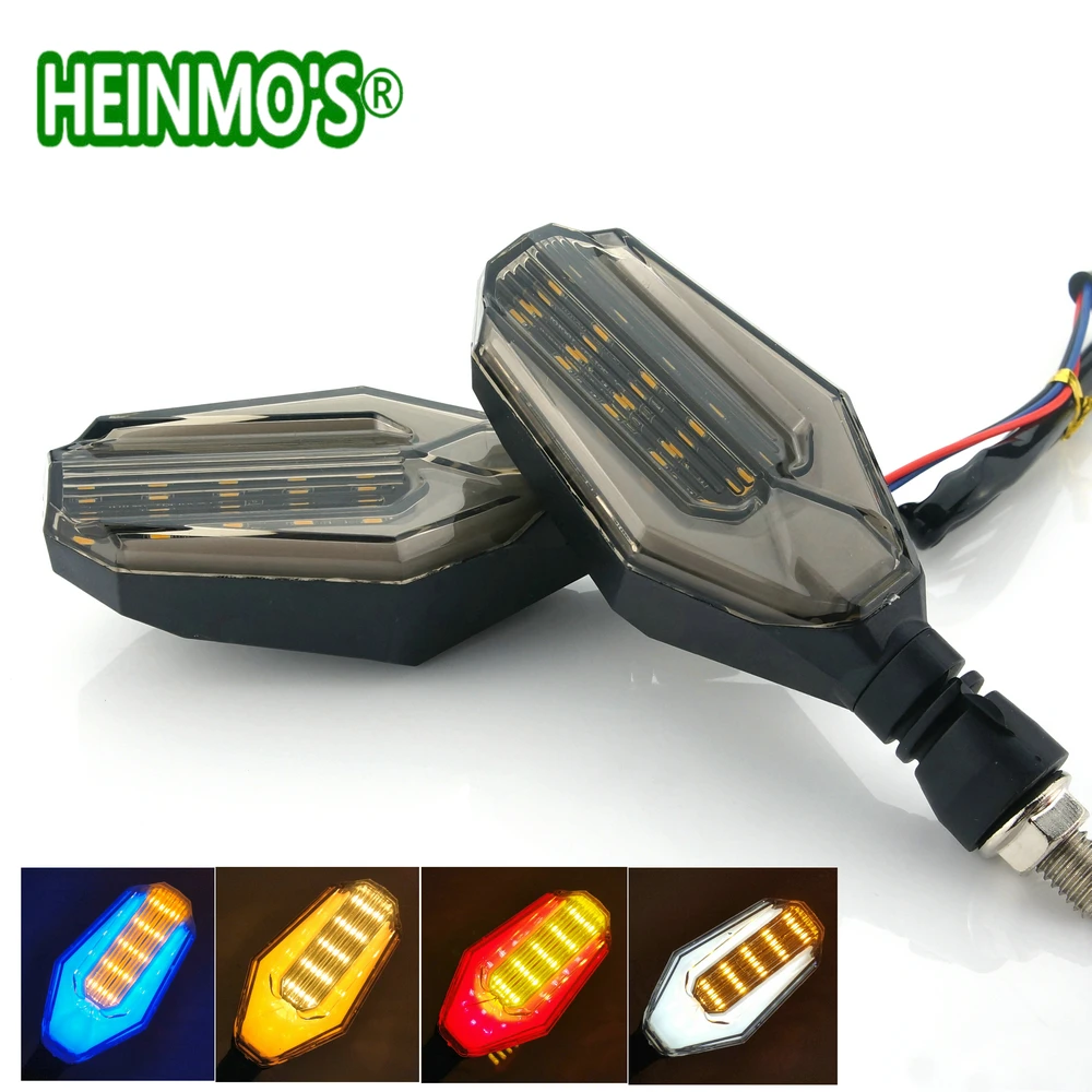 (AK) 12V LED Motorcycle Motorbike Rear Tail Turning Turn Signal Flasher Flashing Indicator Light Blinker Lamp (34)