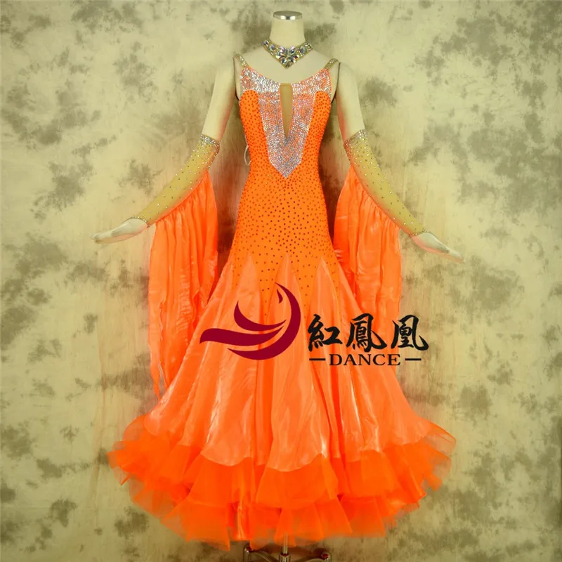 2018 new Modern dance dress women ballroom dance competition dress