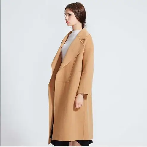 De Homme Col Longue Down Nouvelle Manteaux Laine 2018 Pardessus Grey Casual Turn Double D'hiver Femmes Cachemire camel Tranchée En Manteau Section Face 5WnOqFU