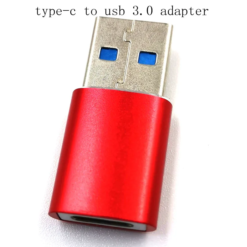 Адаптер USB 3,0 с разъемом «Папа-папа» на type-C «Мама», адаптер OTG на USB C, корпус из сплава, четыре цвета на выбор