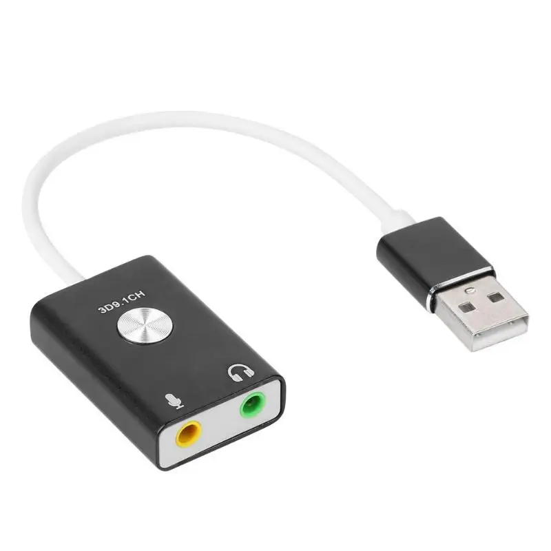 USB внешняя звуковая карта HiFi Magic Voice Virtual 9,1 3D канал для ноутбука