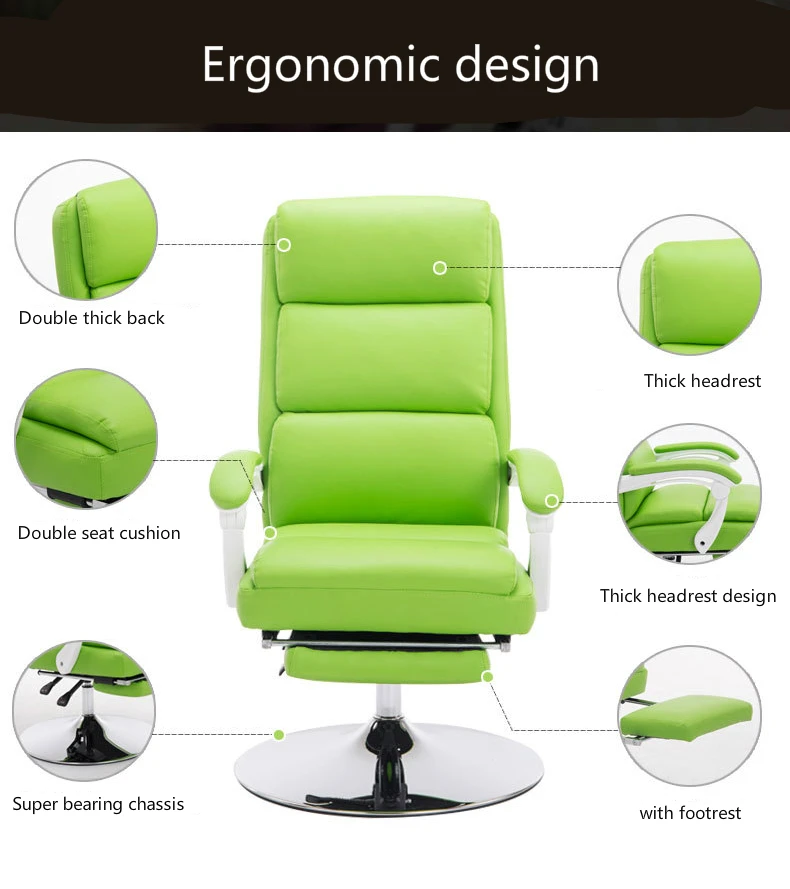 Simple Beauty Chair Reclining Makeup Seat Waist Massage Soft Stool