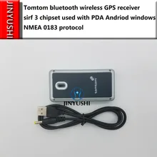 JINYUSHI для Tomtom bluetooth беспроводной gps приемник sirf 3 чипсет используется с PDA Andriod windows NMEA 0183 протокол