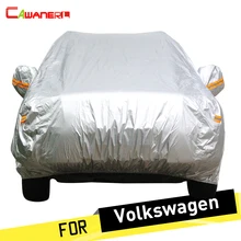 Cubierta de Protección Cubierta Del Coche Sol Anti UV Lluvia Nieve Cawanerl para VW Volkswagen Tiguan Polo HASTA Phaeton Escarabajo Jetta Santana Multivan