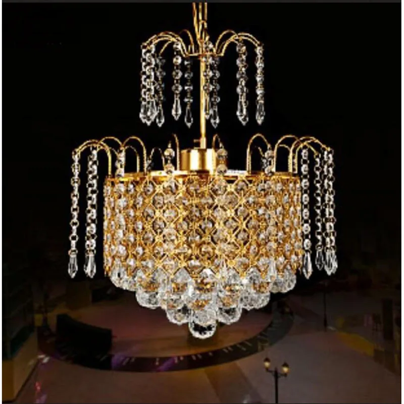 

Crystal combination Newest Luxury quality gold pendant light crystal lighting pendant lamps SJ49