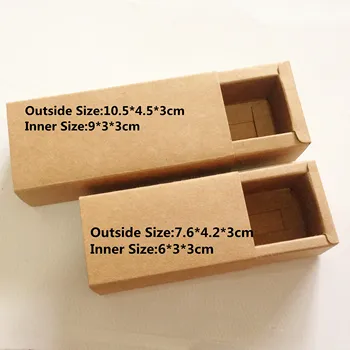 

20pcs/50pcsDIY Wedding Candy/Chocolate/Flower/Baby Handmade Soap Drawer Box Vintage Kraft Paper Gift/Jewelry Packing Box