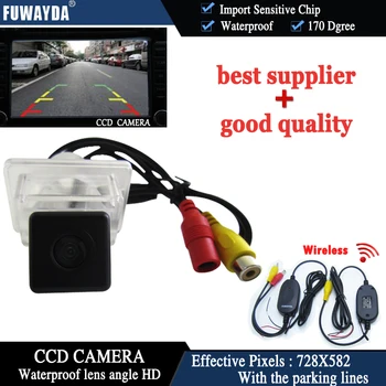 

FUWAYDA WIRELESS CAR REAR VIEW REVERSE Mirror CAMERA for Mercedes-Benz C E S CLASS CL CLASS W204 W212 W216 W221 With Guide Line