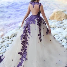 Халат de soiree longue Дубай Вечерние платья vestido de festa longo строгие вечерние платья с аппликацией фиолетового цвета abendkleider