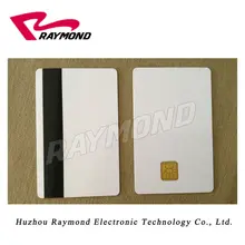 Commande personnalisée par client, cartes de pvc de rayure magnétique de 100 pièces avec la puce(China)