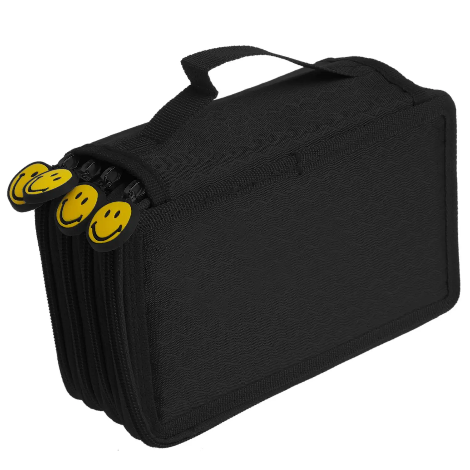 

Portable Drawing Sketching Pencils Pen Zipper Case Holder Makeup Bag For 72pcs Pencils 19.5cm x 12cm x 7.5cm