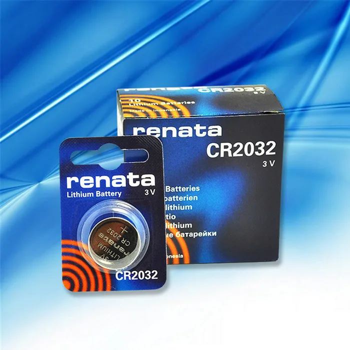RENATA 1 шт./лот CR2032 2032 3V Высокопроизводительные кнопочные батареи