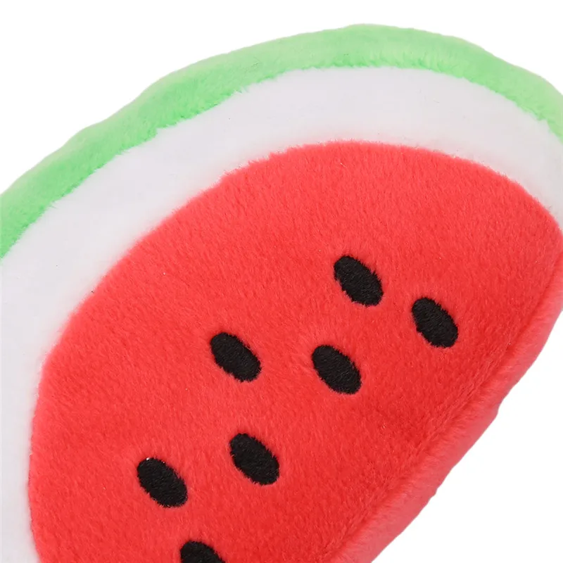 Dog squeaky sound plush toy puppy chew squeaker cute watermelon toy pet product QW838721in Dog