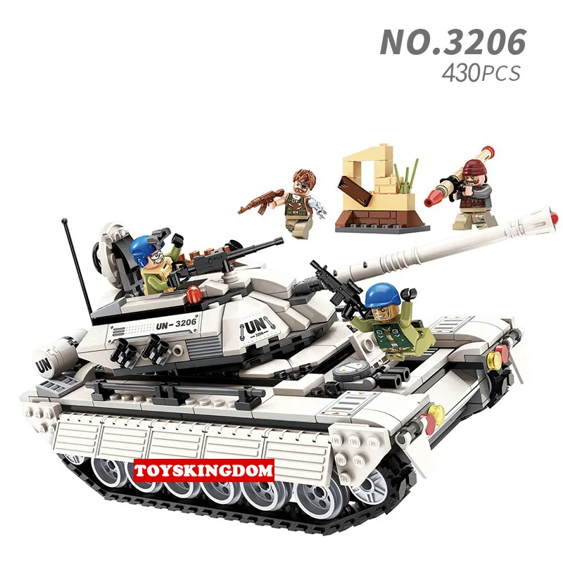 

Modern military Thunder mission Tank Regiment Attacks minifigs building block ww2 Bandit army figure batisbrick bricks boys toys