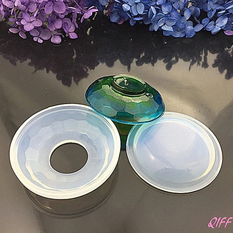 

Silicone Pendant Mold Dish Making Jewelry Resin Necklace Mould Craft DIY Tool