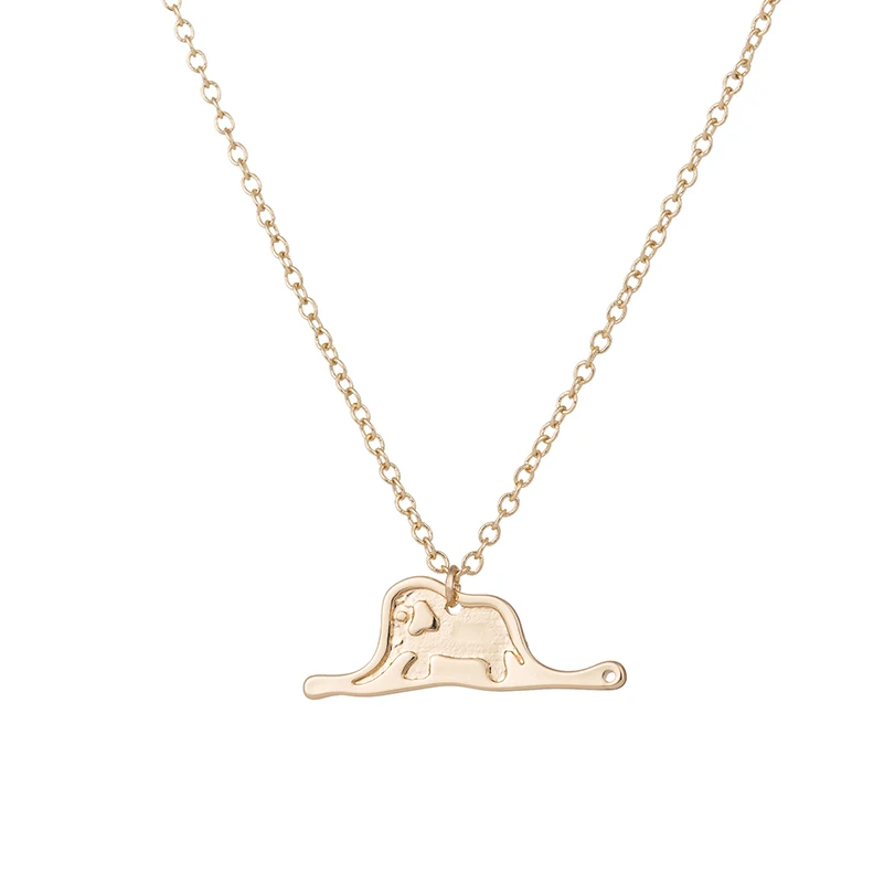 cute Little Prince necklaces jewelry Elephant a snake Charm pendant necklace