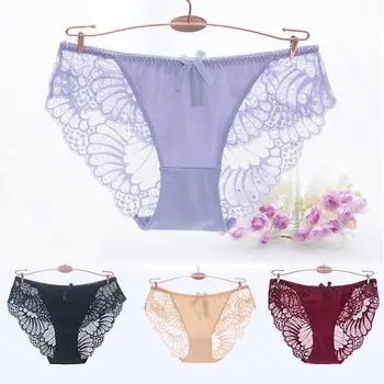 Underwear Low Waist Panties Briefs for Female Hipster Underpant