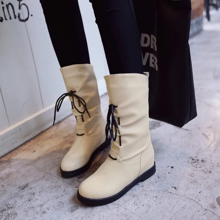 Новинка года; стильные женские сапоги до бедра; Botas Masculina botines mujer chaussure femme; большие размеры 34-44; 889-1