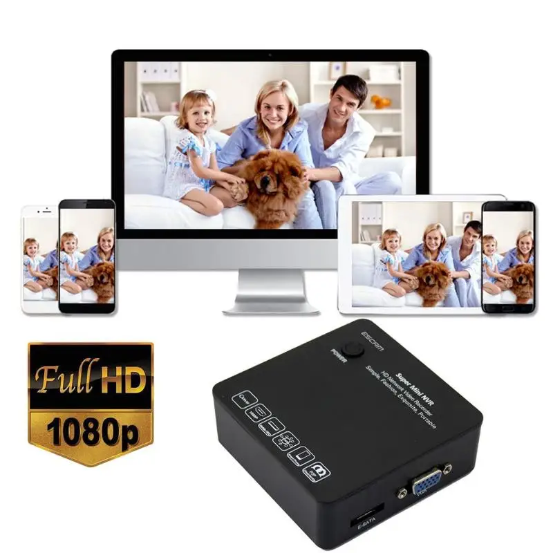 

Escam K108 Mini NVR Onvif 8 Channel 1080p/960p/720p Portable Network Video Recorder Support Onvif 3g Wifi for Ip Cameras