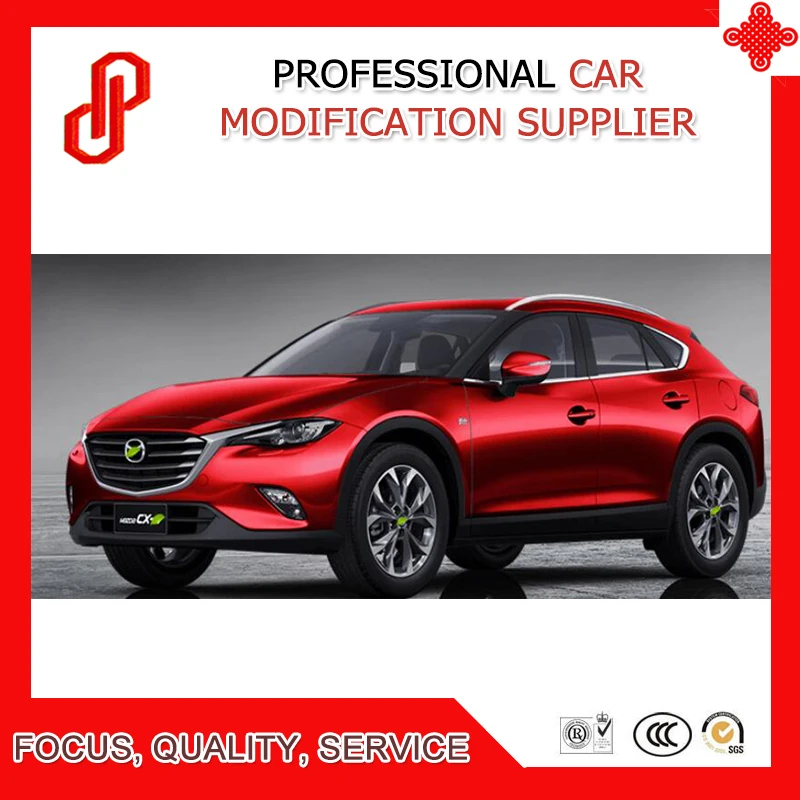 

1 Pair Aluminium alloy screw install Silver color side rail bar roof rack for Mazda CX-4 CX4 2016 2017 2018