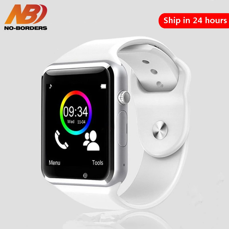 

NO-BORDERS A1 WristWatch Bluetooth Smart Watch Sport Pedometer With SIM Camera Smartwatch For Smartphone Russia PK DZ09 iwo 8