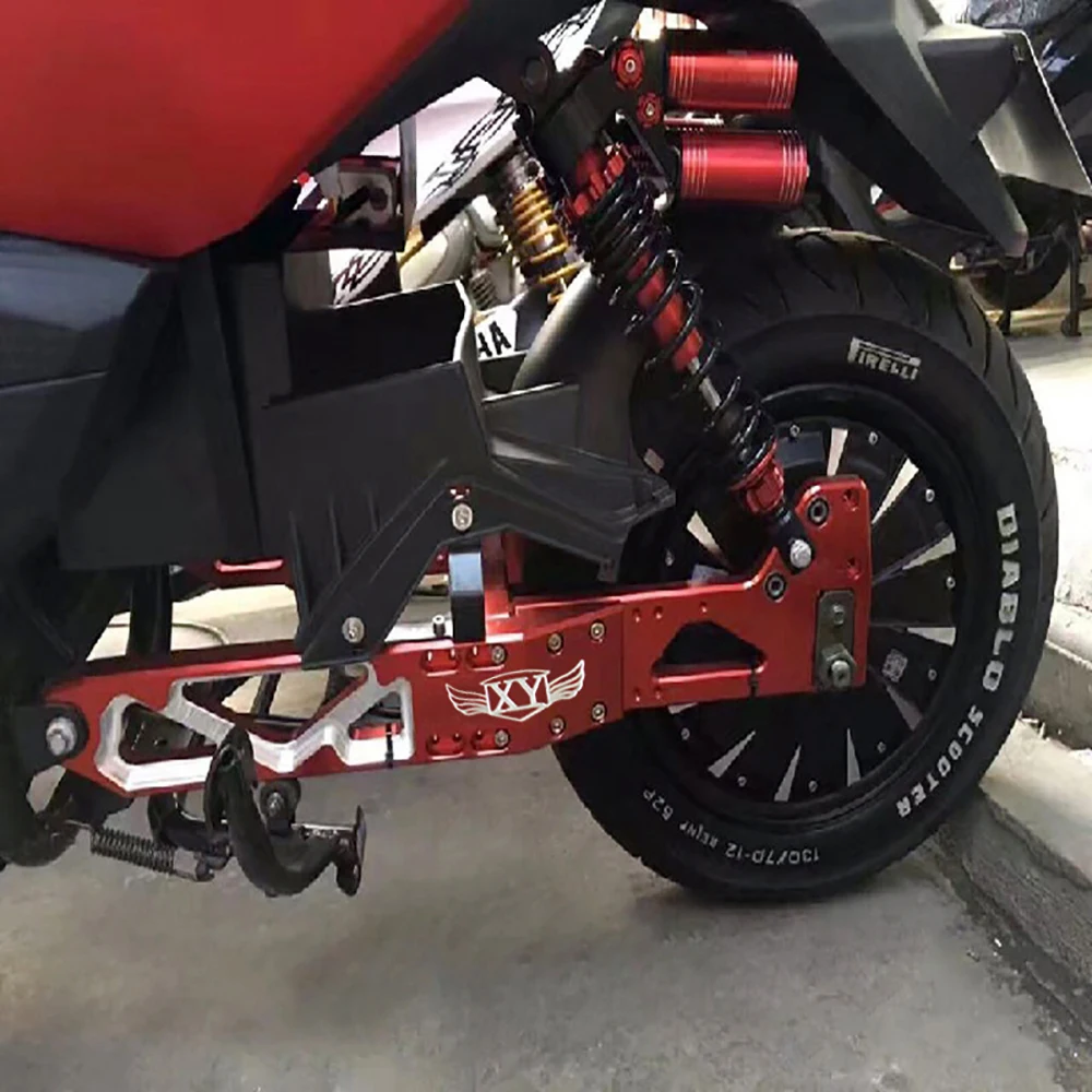 Цикл сзади плоская вилка Задняя поворотная рукоятка модифицированный ЧПУ Алюминиевый сплав Yamaha Kawasaki модифицированный электрический скутер мотоцикл