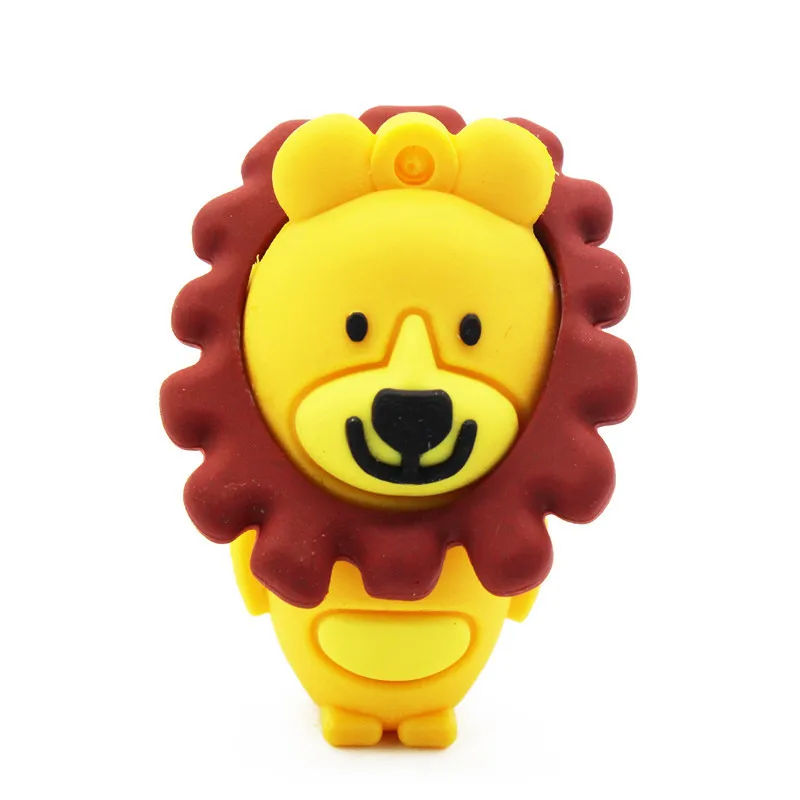 Animal pig lion pendrive 8 ГБ 16 32 usb флеш накопитель милый U disk|USB флэш-накопители| |