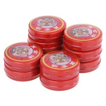

10pcs/lot Summer Cooling Oil Refresh Brain Tiger Balm Drive Out Mosquito Head Massage cream