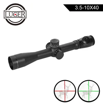 

LUGER Optic Sight 3.5-10X40 Rifle Scope Side Parallax Focus Adjust Reticle Riflescope Hunting Scope Airsoft Collimator Sight