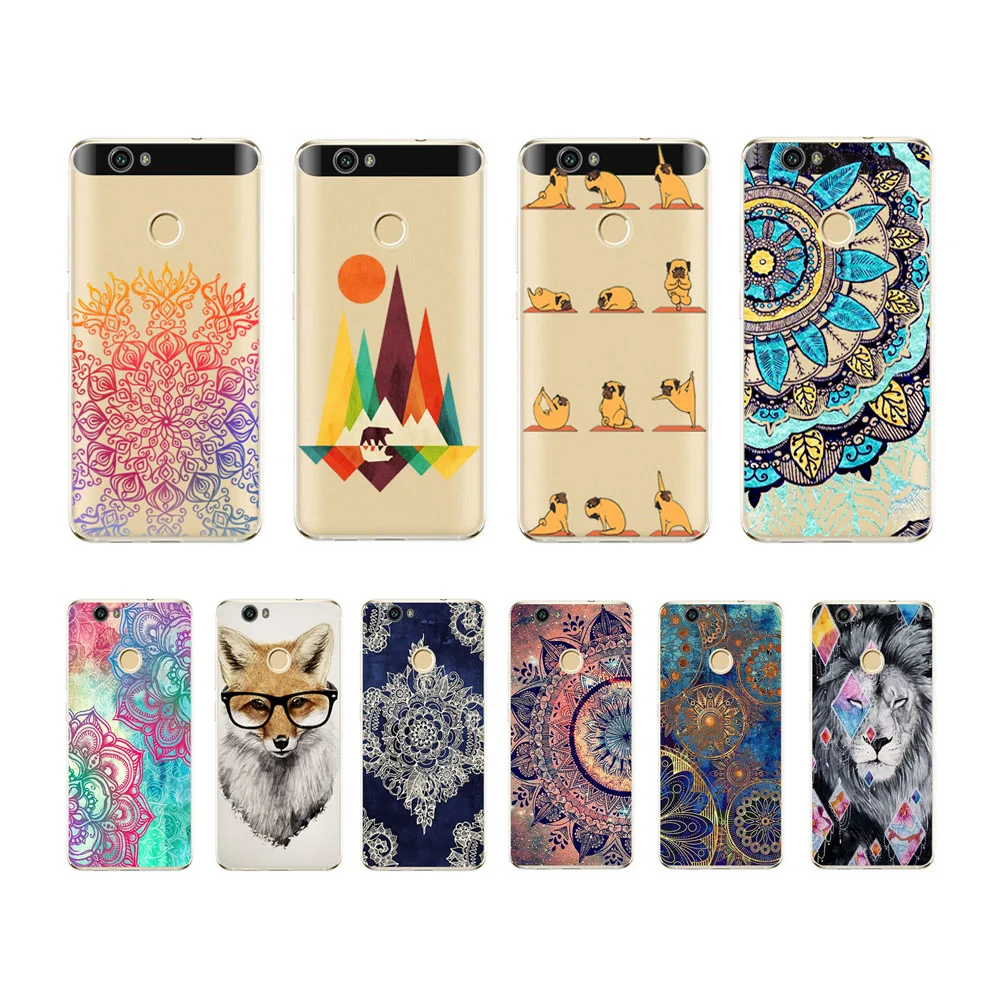 

TPU Soft Cases for Huawei Nova Cover 5.0inch Transparent Printing Drawing Silicone Phone Case Cover For Huawei Nova CAZ-AL10