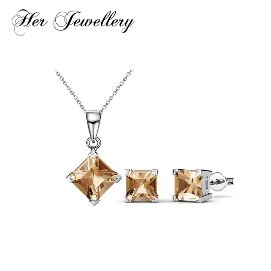 

Her Jewellery 7 color crystal Jewelry set for Lovers' Made with crystals from Swarovski HS033