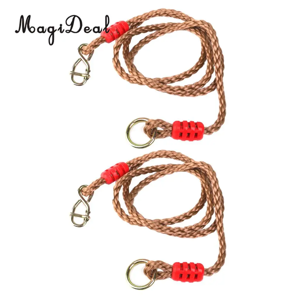 High Quality 1Pair PE Adjustable Swing for Rope Tree Swing Beam Swing Kids Children Adult Playground Accessory
