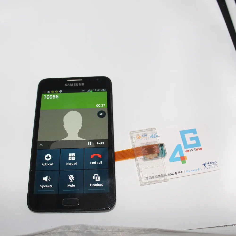 

Universal for Mobile Phones Sim Cards Durable SIM Big Turn To Small Card Converter Adapter Transparent Card Open Device Durable