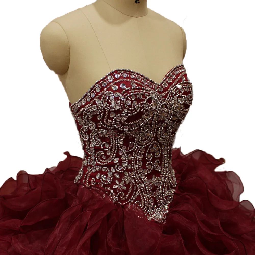 Burgundy-Ball-Gown-Quinceanera-Dress-2018-Luxury-Ruffles-Tiered-Corset-Lace-Up-Sweet-16-Party-Dresses (4)