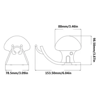 

Creative Explosion Models Dwelling Night Light Usb Charging Bedside Lamp Novelty Girl Heart Colorful Atmosphere Lamp