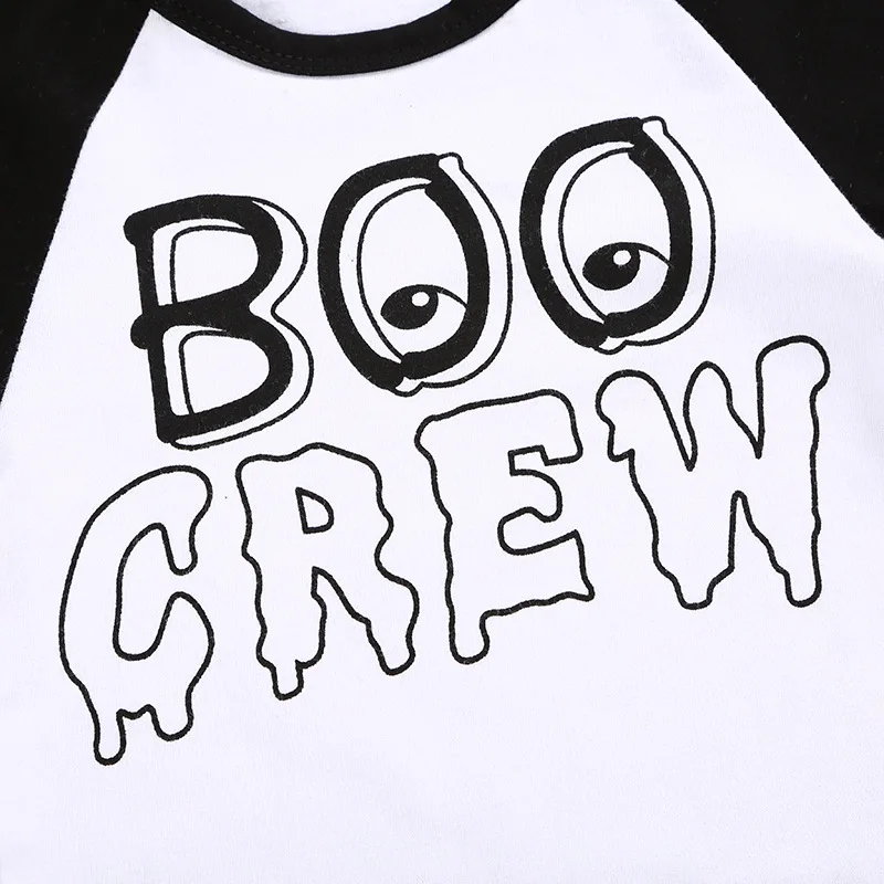 Halloween Newborn Baby Boy Clothing Pumpkin Suits Long Sleeve Tops With Pants  Baby Set Clothes