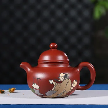 

Yixing recommended pure manual authentic undressed ore dahongpao chaking Duo ball home wang fang the teapot