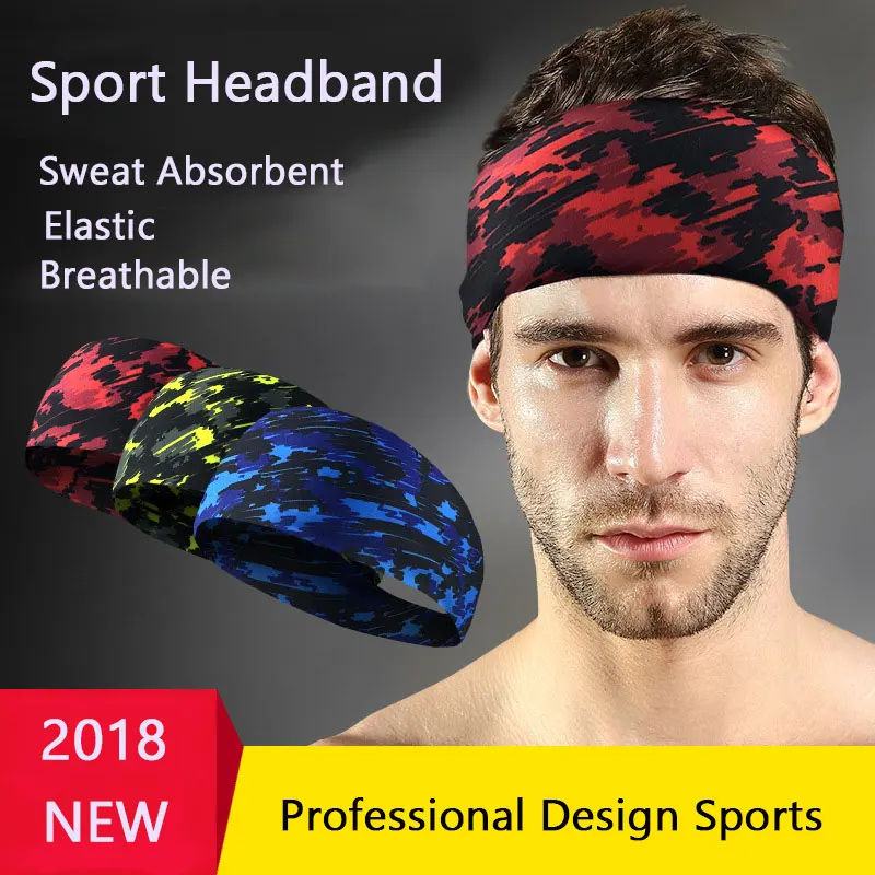 2018 popular elastic sports headbands for