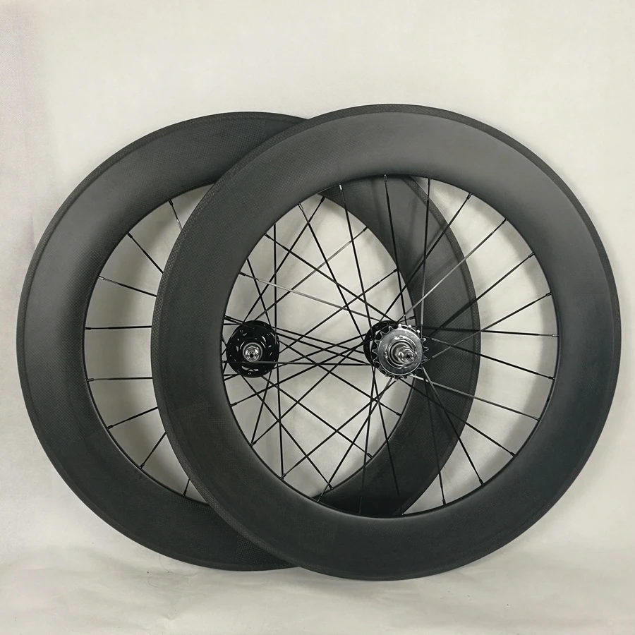 BIKEDOC карбоновые колеса 700C Трубчатые и Clincher700C с фиксированной передачей китайский набор колес, углепластик трек колеса велосипеда