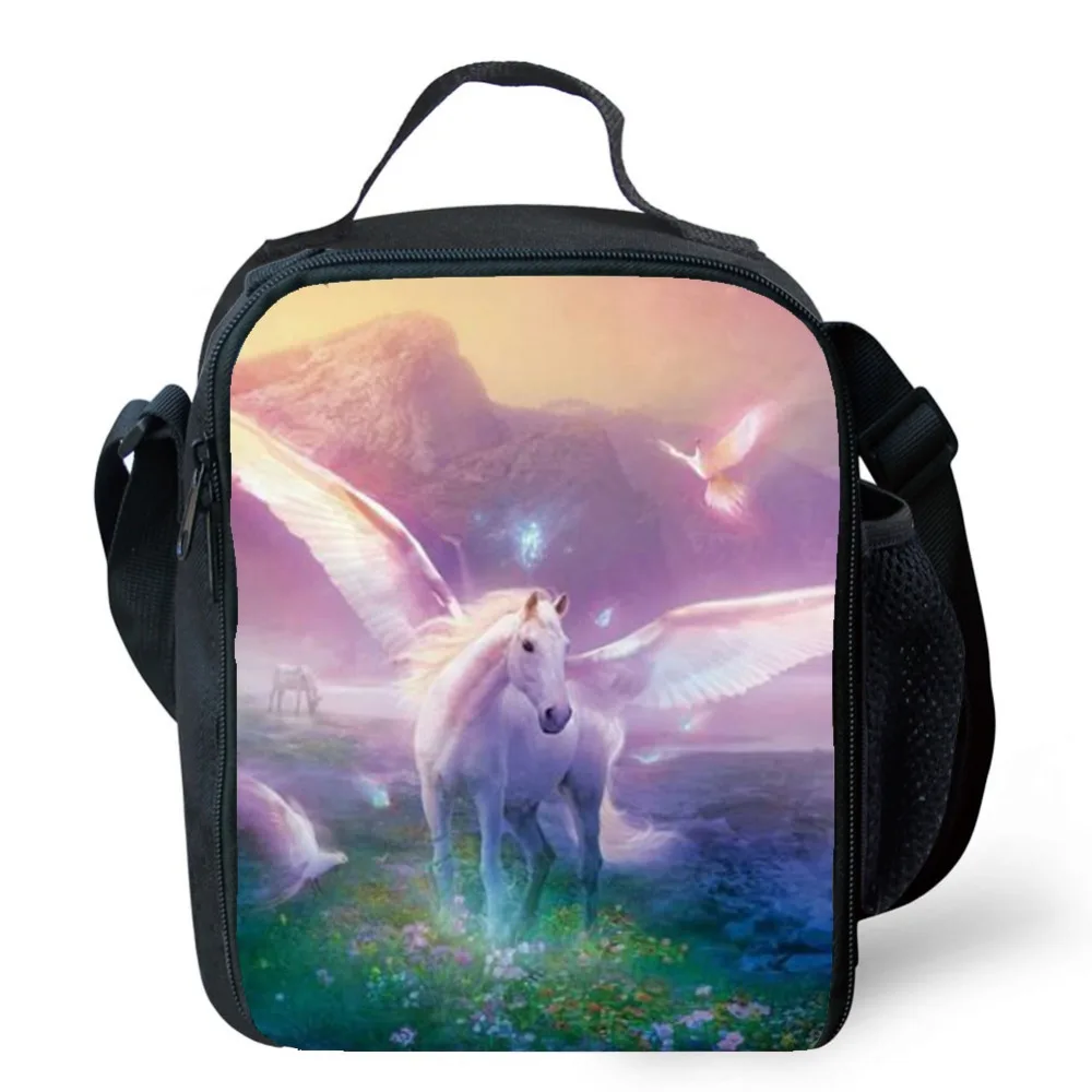 Hello Unicorn Lunch Bag Oxford Food Preservation Organizer Picnic Lunch Bags Fresh Fruit Insulation Pouch Cooler for Kids girls (13)