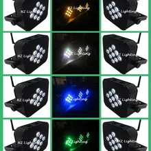 Низкие цены 16 шт./лот Завод прямых продаж мощный Батарея и Беспроводной Тонкий Наравне с 9*15 Вт RGBWA 5 в 1 LED единиц