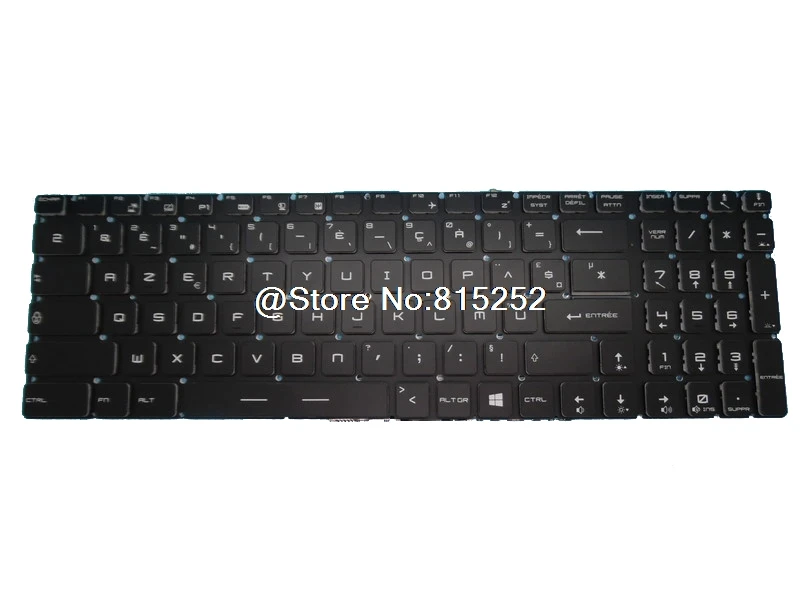 Клавиатура с подсветкой для MSI GL62 6QE GL62M 7RD 7RDX GT62 GT62VR 6RD 6RE 6QD 7RE GS72 6QC GT72 из 2 предметов