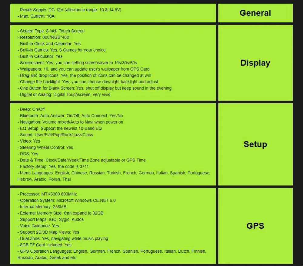 Top Hizpo Car DVD Player 8 Inch Touch Screen GPS Stereo For Toyota Corolla 2007-2011 iPhone Music/AM FM Radio/SWC/Bluetooth/3G/AV-IN 31