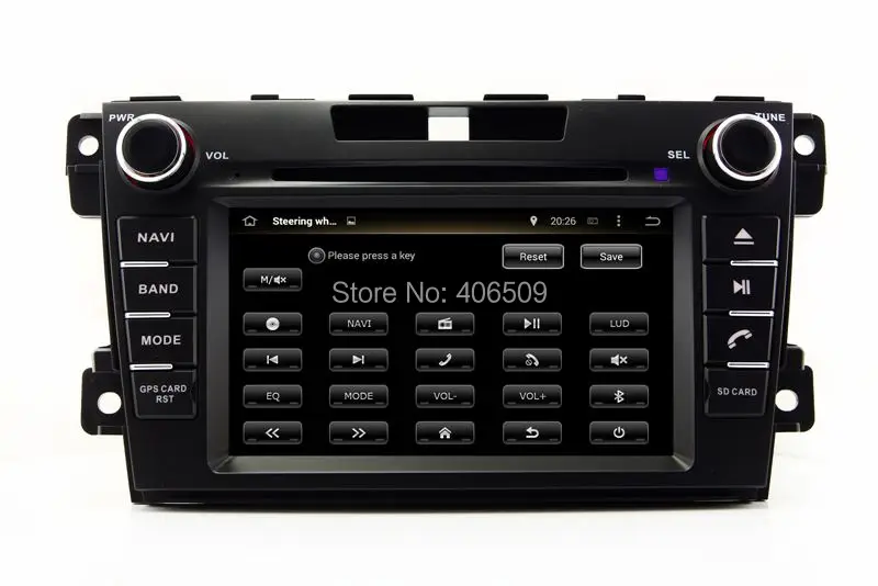 Flash Deal Android 8.0 Car DVD Player for Mazda CX7 CX-7 with GPS Navigation Bluetooth Radio TV USB SD Audio WIFI 1024*600 8Core CPU 4G+32G 1