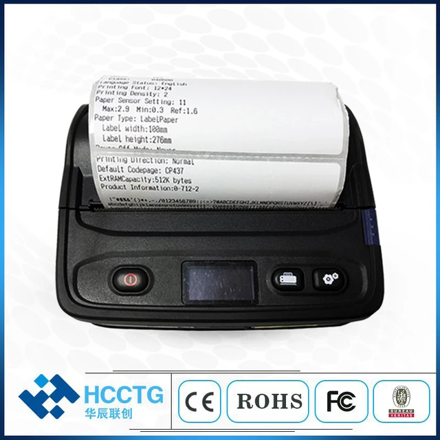 Cheap Protect Case Version Bluetooth 4 Inch Ticket Printer/ Label Sticker Tags Mobile Thermal Android Barcode Printer HCC-L51